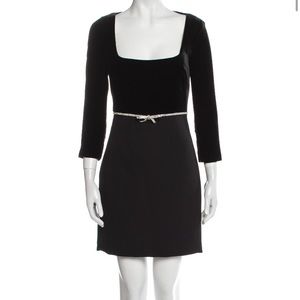 Miu Miu wool mini dress with crystals